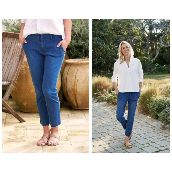 FRANK & EILEEN Wicklow 1977 Wash Italian Performance Denim - Picture 5 of 12